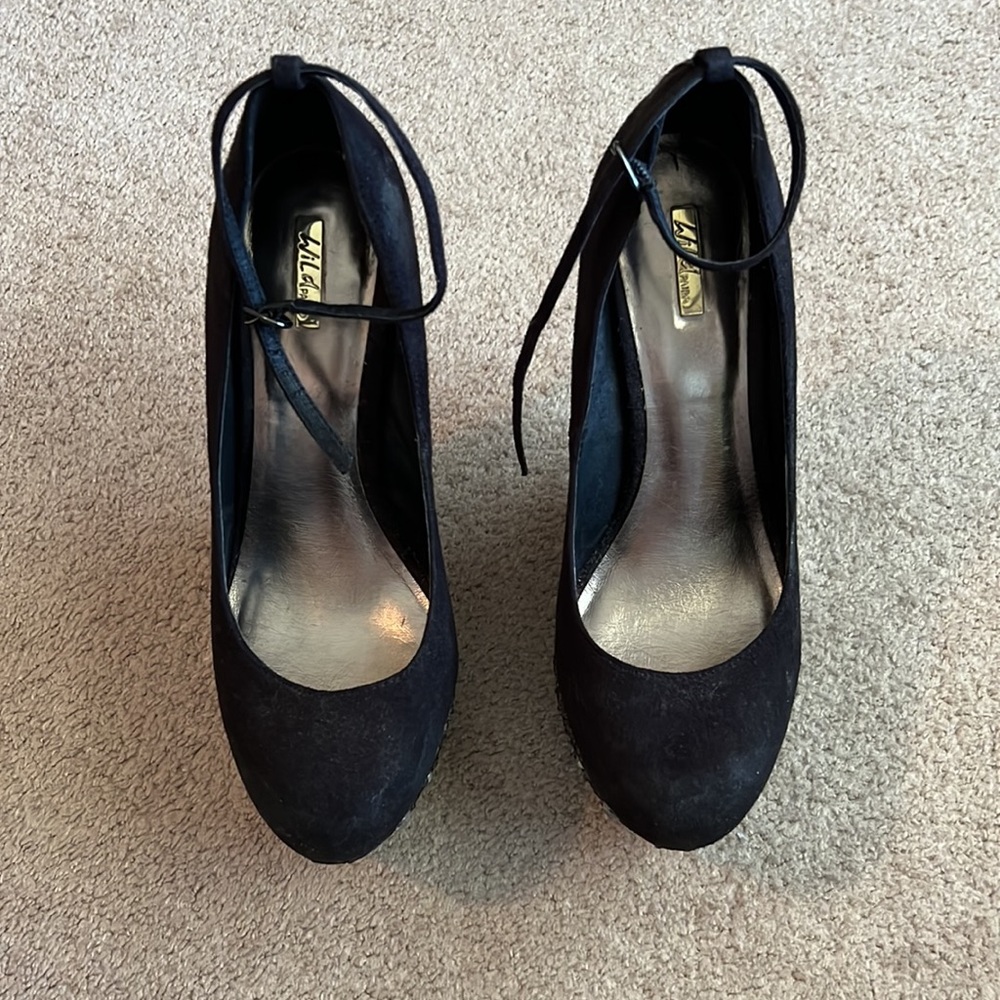 Black wedge heels - Picture 3 of 4